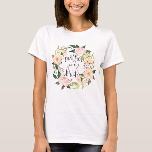 mother of the bride floral wreath -4 T-Shirt