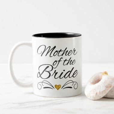 Mother Of The Bride - Heart Of Gold Two-Tone Coffee Mug