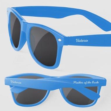 Mother of the Bride Personalized Script Name Sunglasses