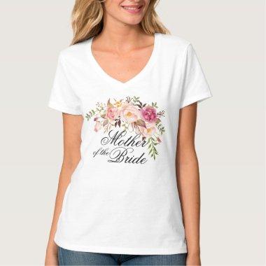 mother of the bride rustic floral T-Shirt