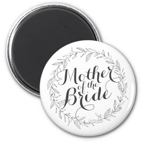 Mother of the Bride Simple Floral Wedding | Magnet