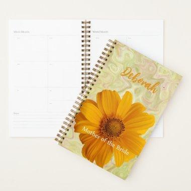 Mother of the Bride SMALL Modern Yellow Planner