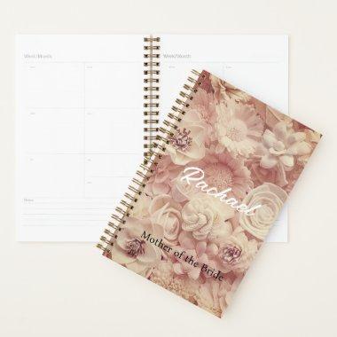 Mother of the Bride SMALL Pink Floral Planner