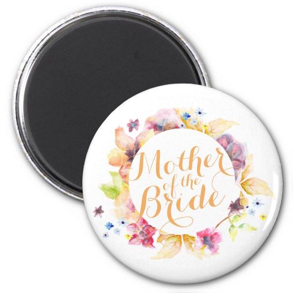 Mother of the Bride Watercolor Wedding | Magnet