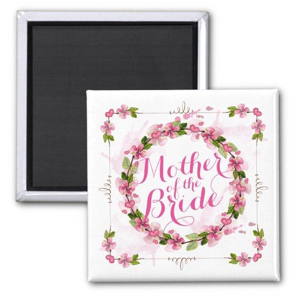 Mother of the Bride Watercolor Wedding | Magnet
