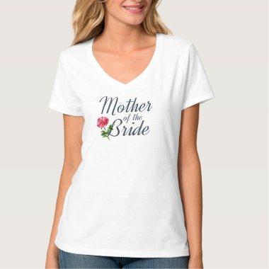 Mother of the Bride Wedding Calligraphy | T-Shirt