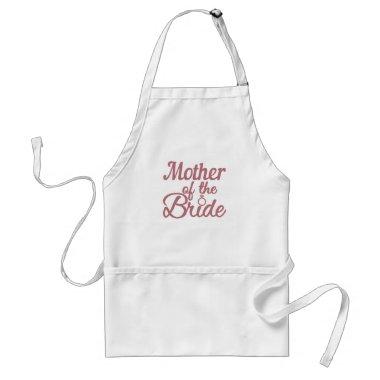 Mother Of The Bride Wedding Family Matching Adult Apron