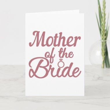 Mother Of The Bride Wedding Family Matching Invitations