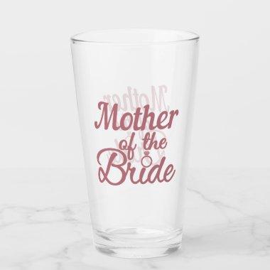 Mother Of The Bride Wedding Family Matching Glass