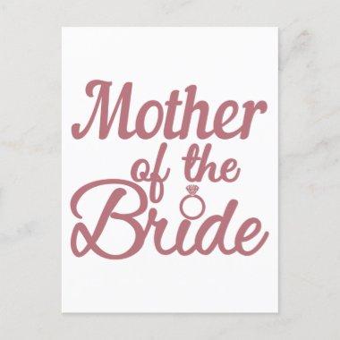 Mother Of The Bride Wedding Family Matching PostInvitations