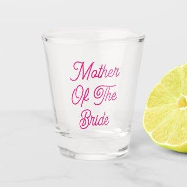 Mother Of The Bride Wedding Gift Favor Elegant Shot Glass