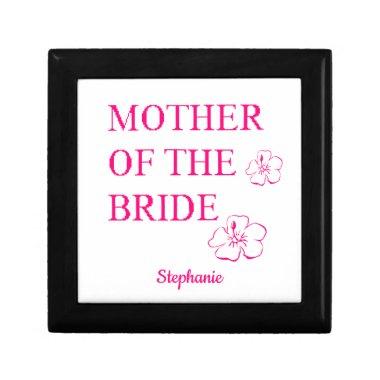 Mother Of The Bride Wedding Gift Pink Floral Gift Box