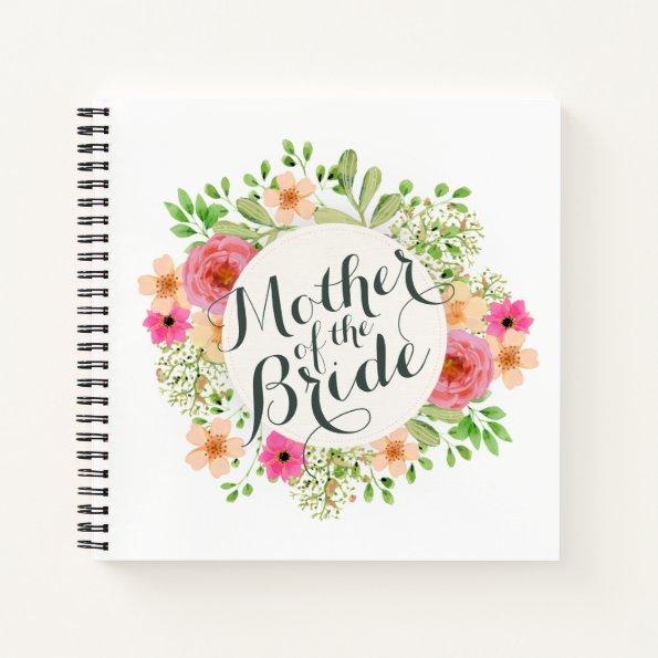 Mother of the Bride Wedding Guestbook Notebook