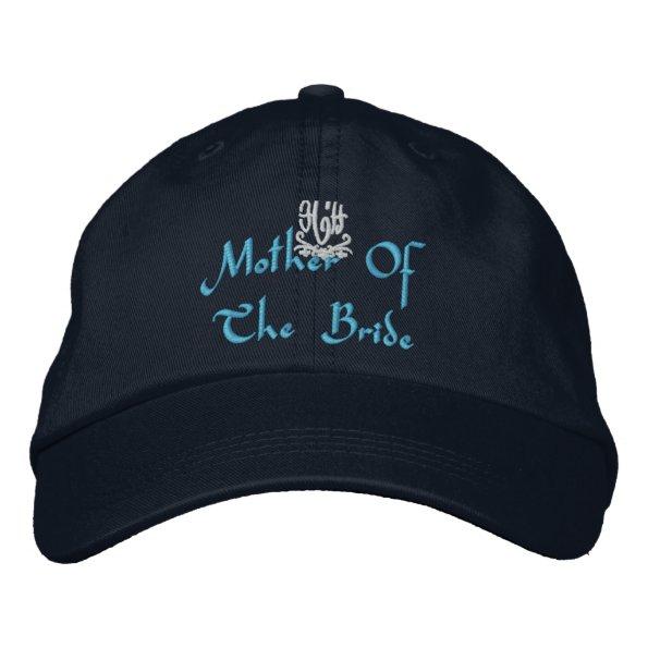 Mother Of The Bride Wedding I Navy Embroidered Baseball Cap