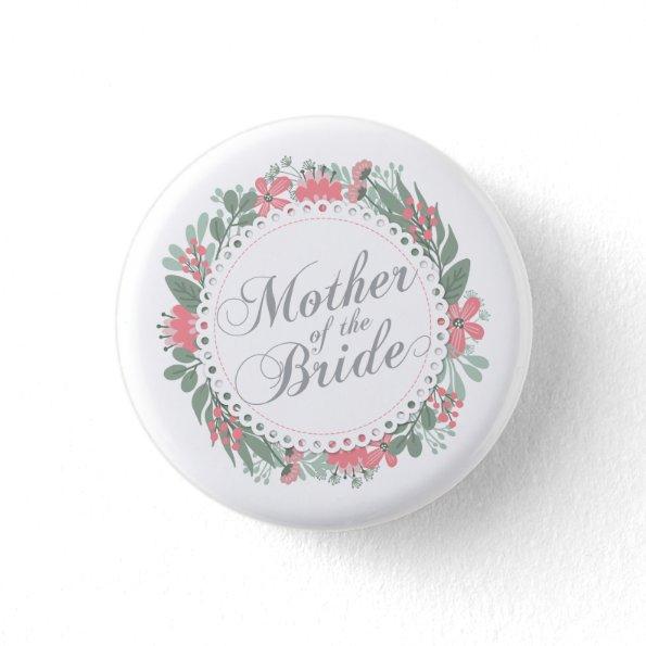 Mother of the Bride Wedding | Pin Button