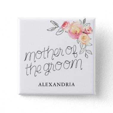 Mother of the Groom Bridal Shower Button