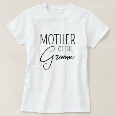 Mother of The Groom - Cute Matching Family Wedding T-Shirt