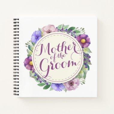 Mother of the Groom Elegant Floral Notebook