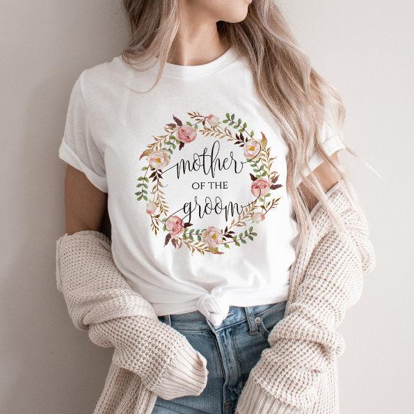 mother of the groom floral wreath -2 T-Shirt