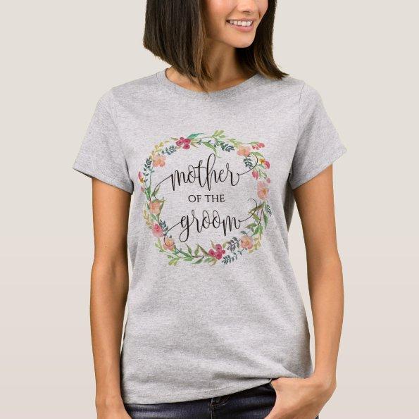 mother of the groom floral wreath -5 T-Shirt