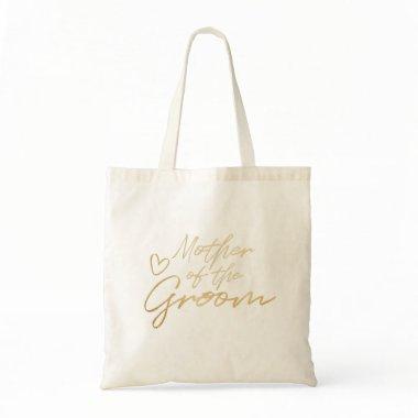 Mother of the Groom - Gold faux foil tote bag