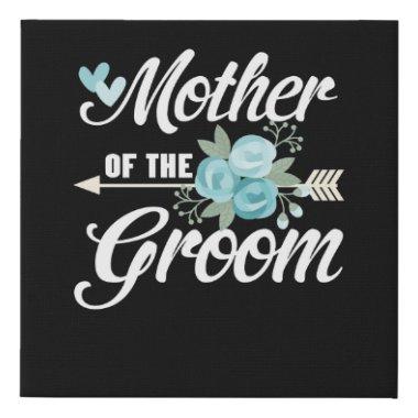 Mother Of The Groom Matching Bridal Shower Faux Canvas Print