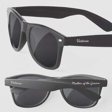 Mother of the Groom Personalized Script Name Sunglasses