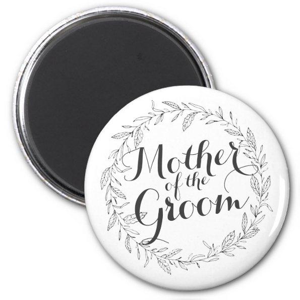 Mother of the Groom Simple Floral Wedding | Magnet