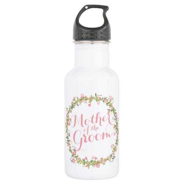Mother of the Groom Watercolor Water Bottle