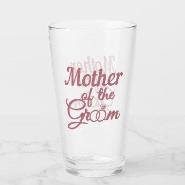 Mother Of The Groom Wedding Family Matching Glass