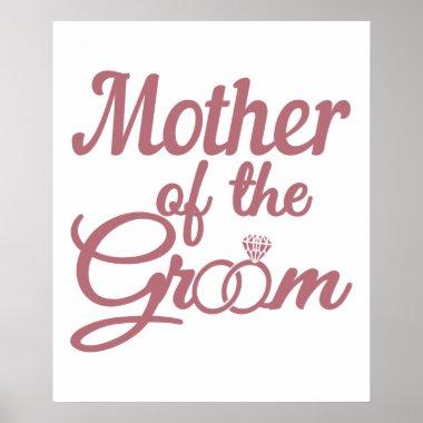 Mother Of The Groom Wedding Family Matching Poster