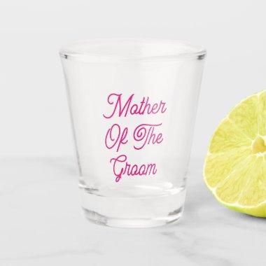 Mother Of The Groom Wedding Gift Favor Elegant Shot Glass