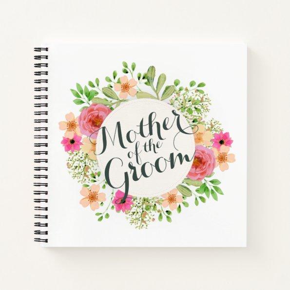 Mother of the Groom Wedding Guestbook Notebook