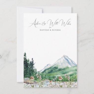 Mountain Wildflower Wedding Well Wishes and Advice