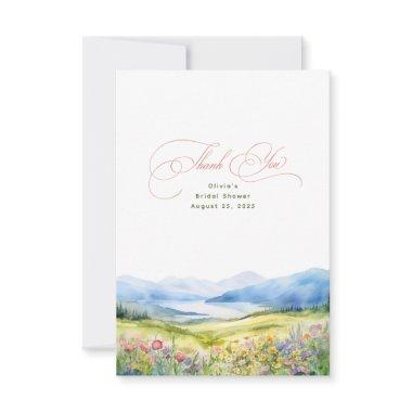 Mountains and Wildflowers Thank You