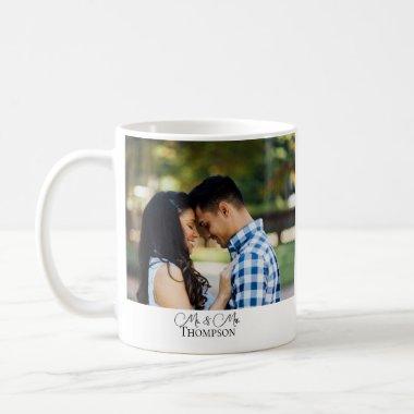 Mr and Mrs Photo Coffee Mug