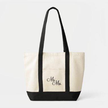 Mr. & Mrs. Tote bag Honeymoon & Newlywed gift