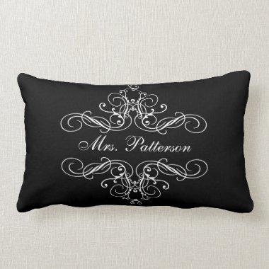 Mrs. Personalized His & Her Boudoir Bed Pillow