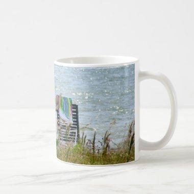 Mug with Sanibel Island Beach scene.