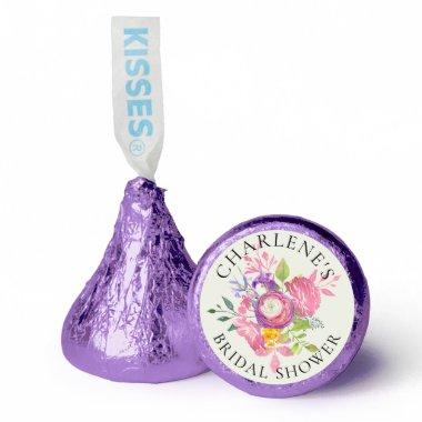 Mulberry Watercolor Dream Bridal Shower Hershey®'s Kisses®