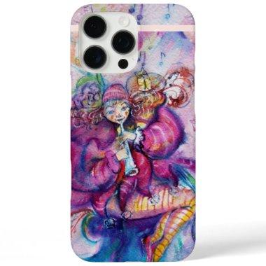 MUSICAL PINK CLOWN WITH OWL iPhone 16 PRO MAX CASE