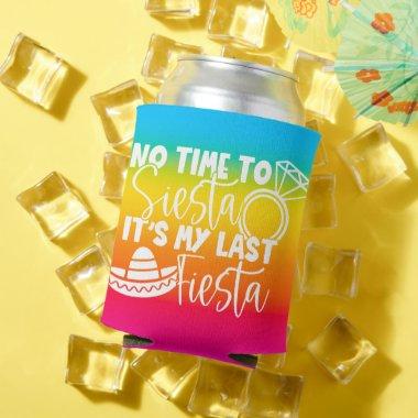 My Last Fiesta | Bachelorette Party Custom Can Cooler