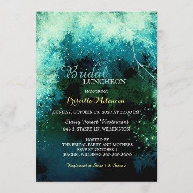 Mystic Forest Bridal Shower Luncheon Invitations