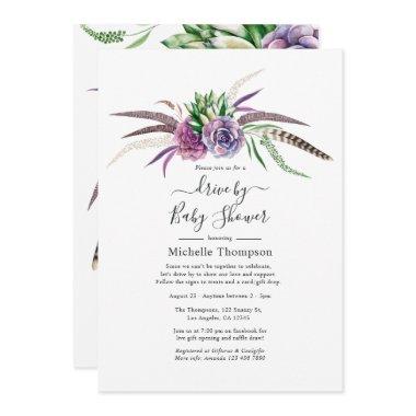 Mystical Succulents Drive By Bridal or Baby Shower