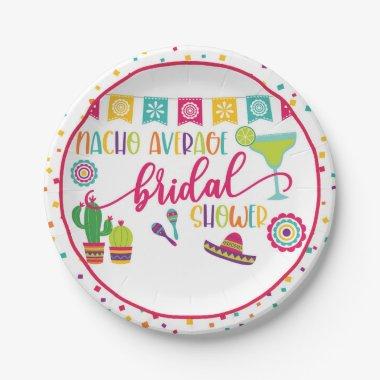 Nacho Average Bridal Shower Party Plate - WH