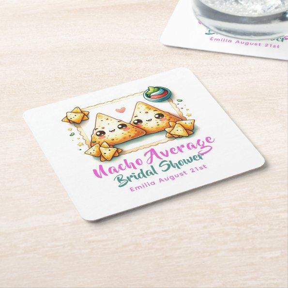 Nacho Average Fiesta! Last Party  Square Paper Coaster