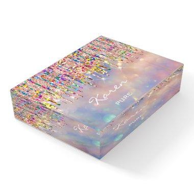 NAME MEANING Holograph Place Sign Sweet16 Paperweight