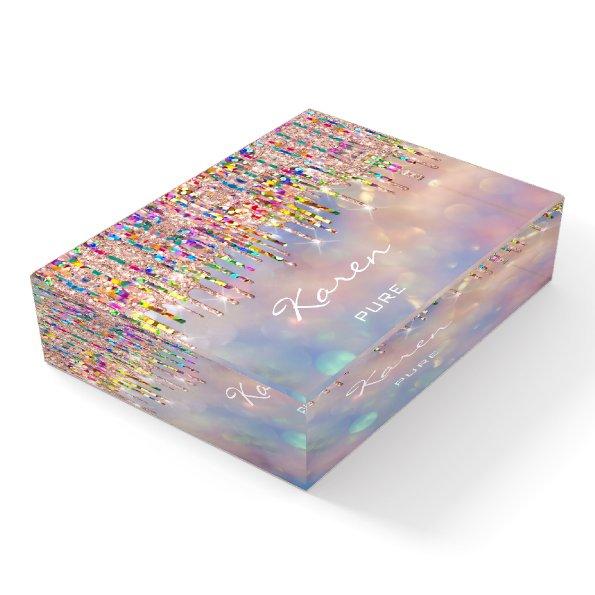 NAME MEANING Holograph Place Sign Sweet16 Paperweight
