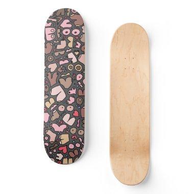 Name neutral breast pattern skateboard