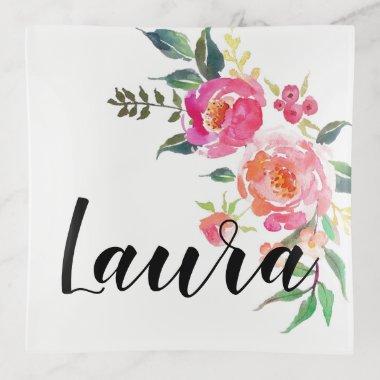 Name Personalized Trinket Tray
